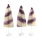 Bethany Lowe 12.0 Inch Purple Stripes Delights Halloween Decorative Tree Set , Halloween Decor Bottle Brush Trees
